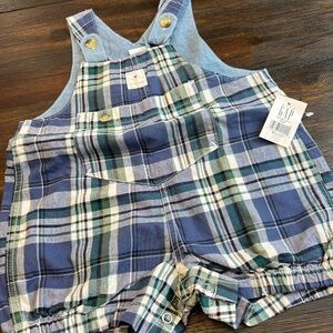 Plain Linen Infant Romper